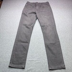 Levis 511 Slim Fit Gray Denim Jeans Mens 29x30 Gray Straight Leg Pants